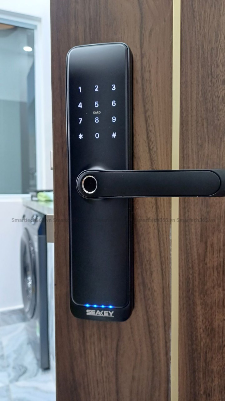 Khóa Vân Tay Cửa Gỗ Seakey F36B