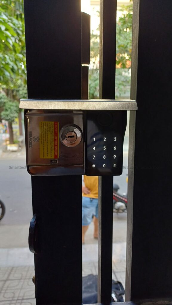 Khóa Cổng Vân Tay 2 Mặt Seakey C27B