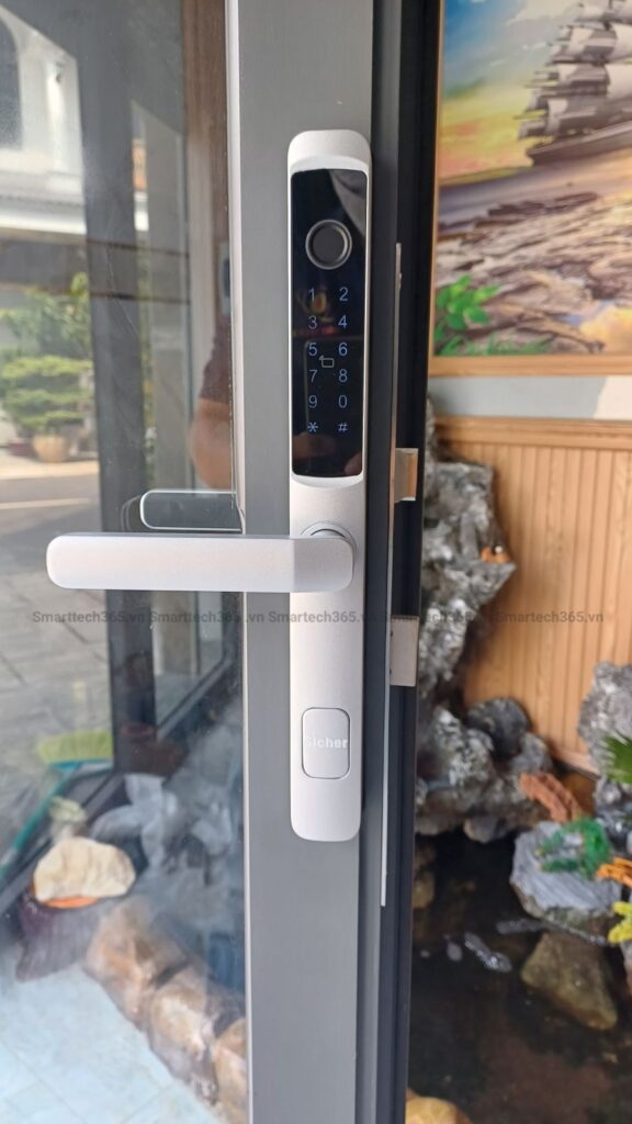 KHÓA VÂN TAY CỬA NHÔM GIÁ RẺ SICHER A200