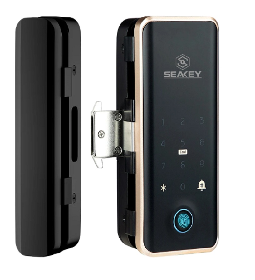 KHÓA VÂN TAY CỬA KÍNH SEAKEY G53