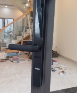 khóa vân tay cửa nhôm sicher a300-màu đen
