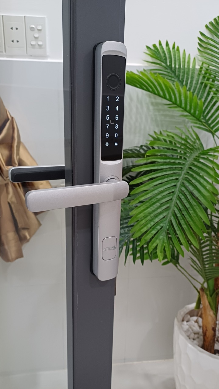 KHÓA VÂN TAY CỬA NHÔM GIÁ RẺ SICHER A200