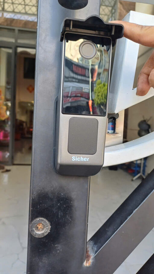 Khóa Cổng Vân Tay 2 Chiều Sicher FE1