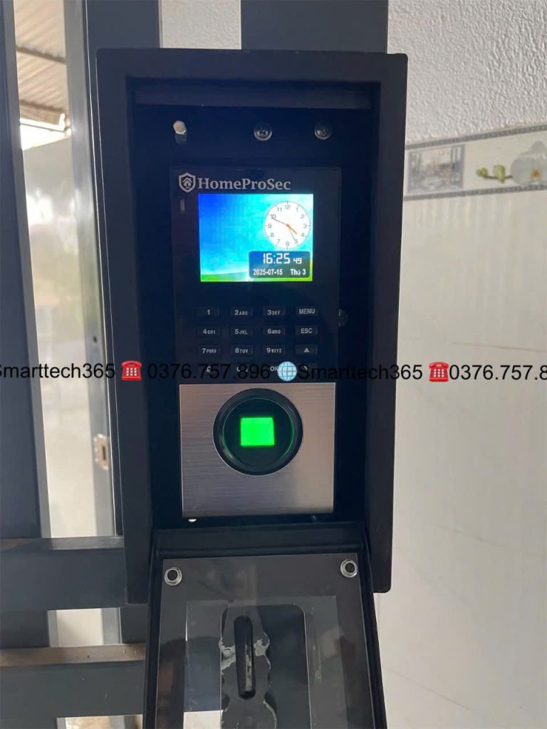 Lắp đặt khóa vân tay HomeProSec tại Thủ Đức